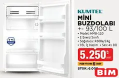 KUMTEL MİNİ BUZDOLABI